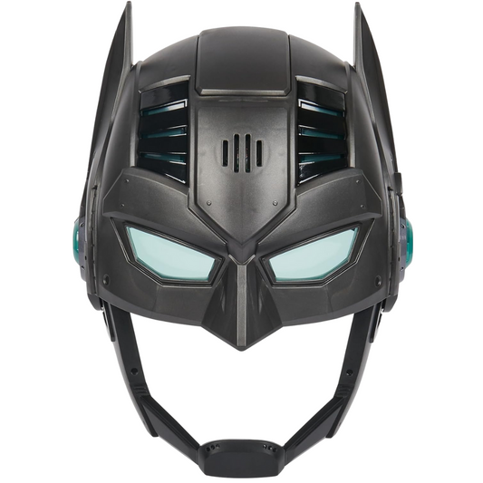 DC Comics, Armor-Up Batman Mask with Visor, 15+ Sounds and Phrases, Lights Up, Batteries Included, Super Hero Costume, Kids Role play for Boys and Girls Aged 4+