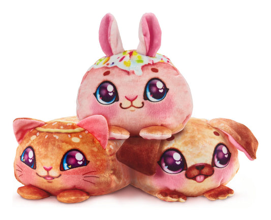 Ayush Party Cookeez Cinnamon Oven Playset Place your Dough In The Oven And Be Amazed When A Warm, Scented, Interactive, Plush Friend Comes Out!