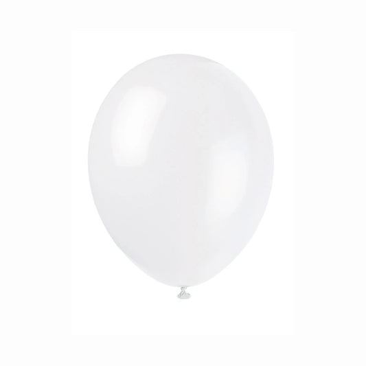 12" Latex Balloons, 50 In A Pack - Linen White