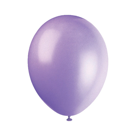 12" Pearlized Latex Balloons, 50 In A Pack - Assorted Pastel