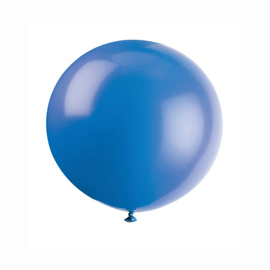 36" Latex Balloons, 6 In A Pack - Evening Blue