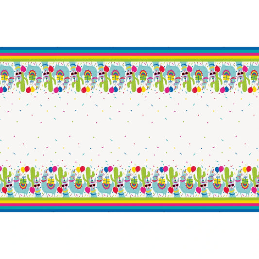 Llama Birthday Re In A Packangular Plastic Table Cover, 54"x84"