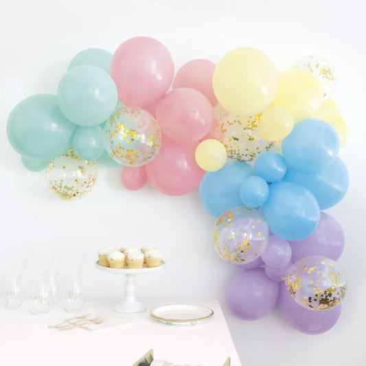 Pastel Balloon Arch Kit, 40pc Assortment