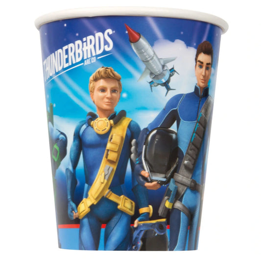 Thunderbirds 9oz Paper Cups, 8 In A Pack