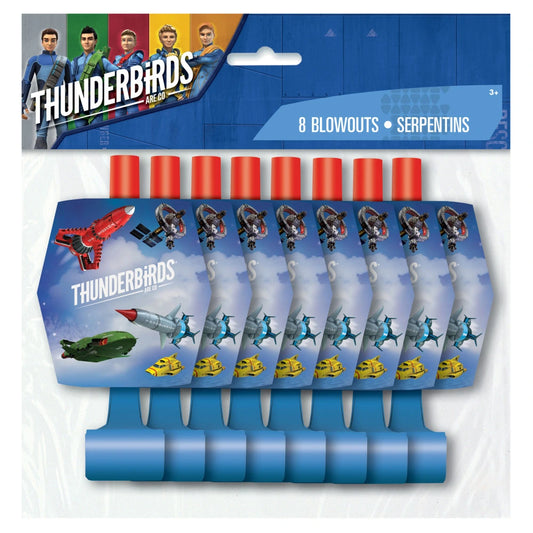 Thunderbirds Blowouts, 8 In A Pack