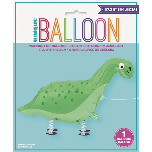 Walking Pet Dinosaur Foil Balloon
