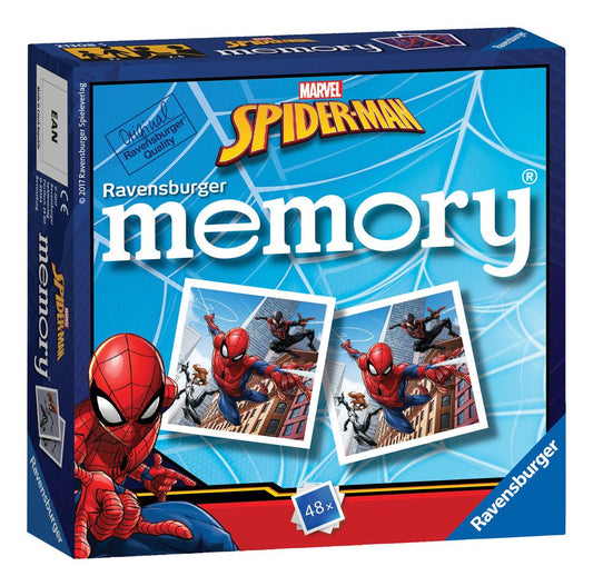 Marvel Spiderman Mini Memory Game - Matching Picture Snap Pairs Game for Kids Aged 3 Years and Up