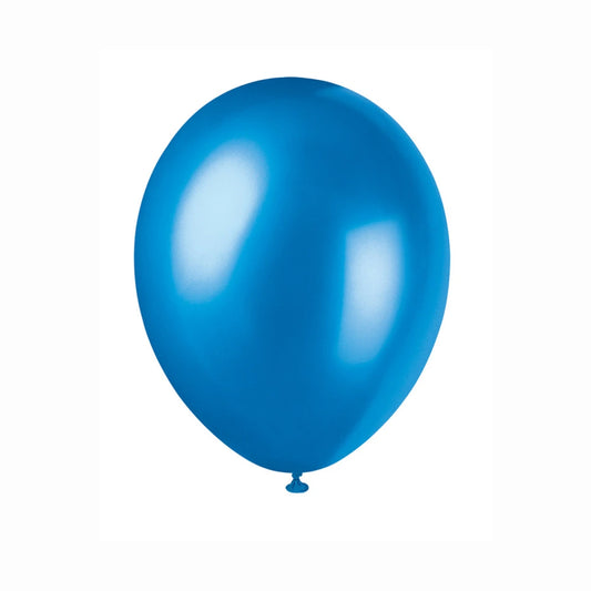 12" Latex Balloons, 50 In A Pack - Cosmic Blue