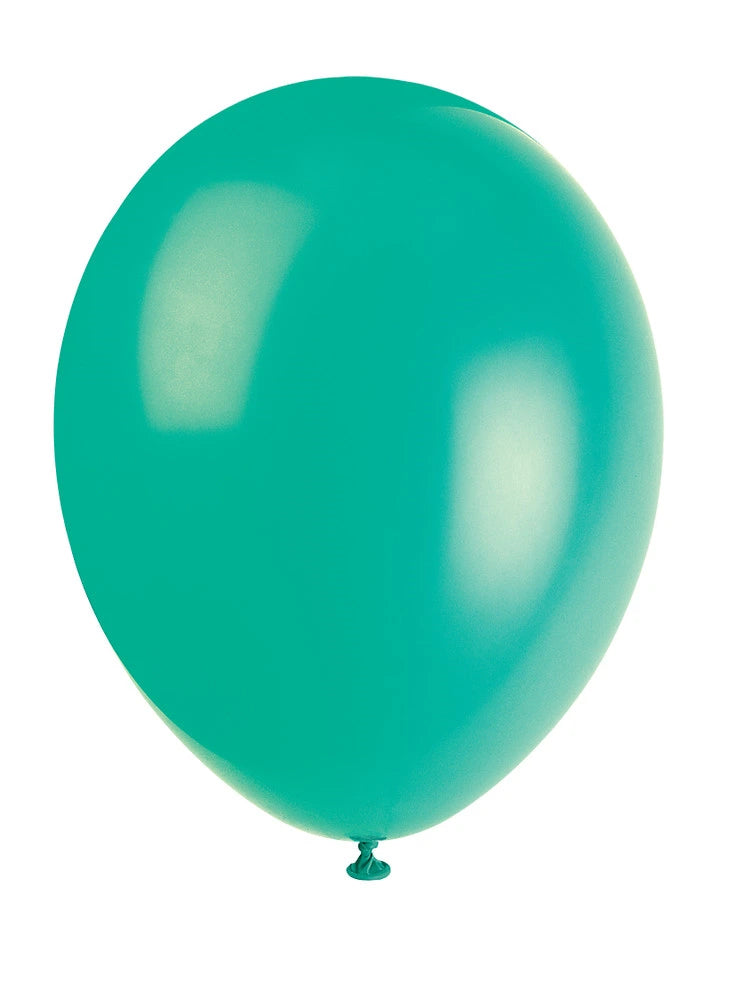 12" Premium Latex Balloons, 10 In A Pack - Fern Green