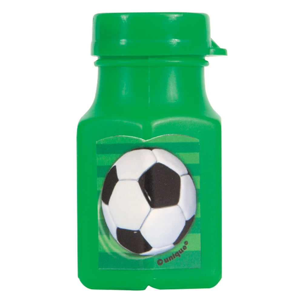 3D Soccer Mini Bubble Bottles, 4 In A Pack