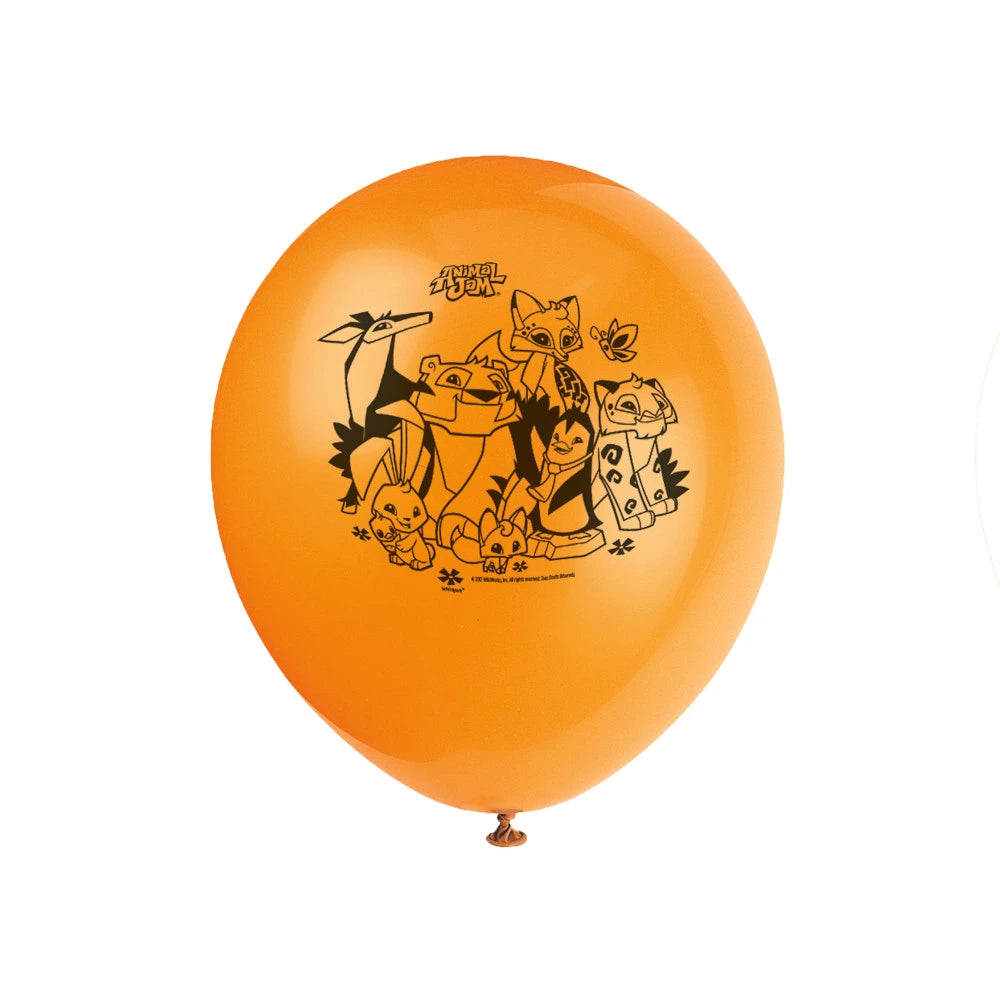 Animal Jam 12" Latex Balloons, 8 In A Pack