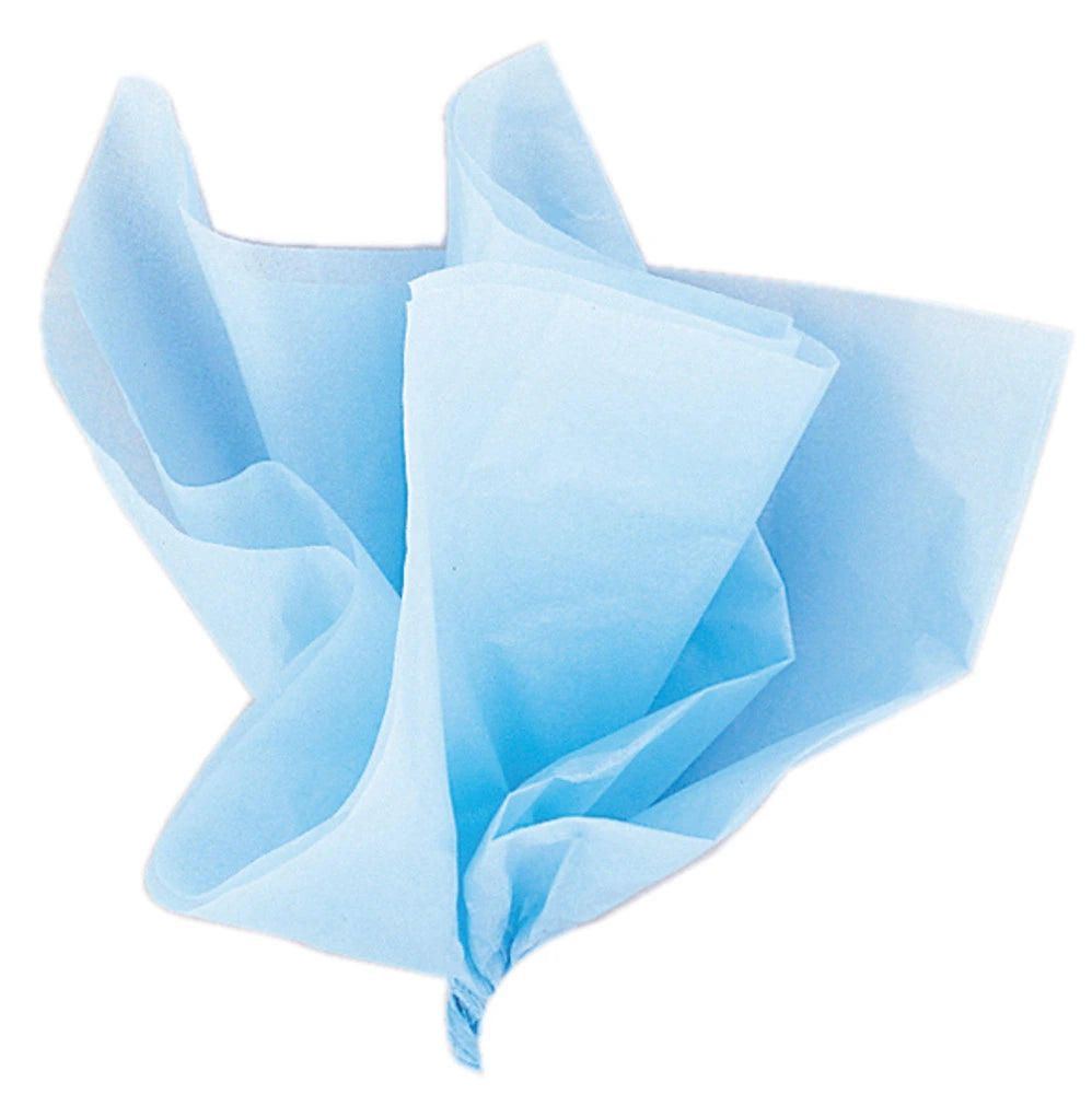 Baby Blue Tissue Sheets, 10 In A Pack