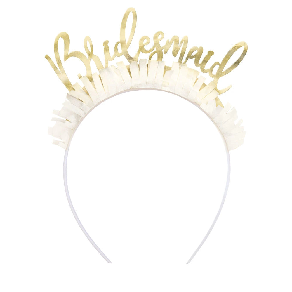 Bridesmaid Bachelorette Party Headbands, 4 In A Pack
