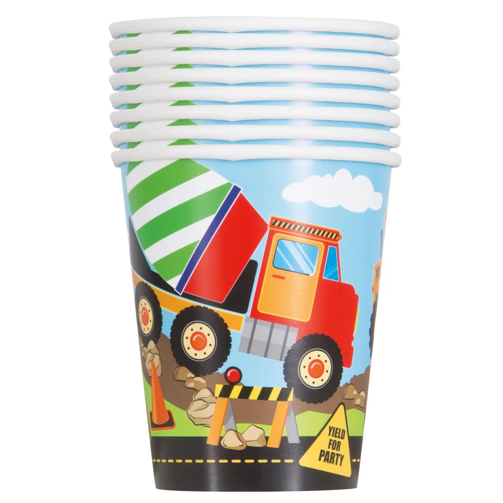 Constru In A Packion Party 9oz Paper Cups, 8 In A Pack