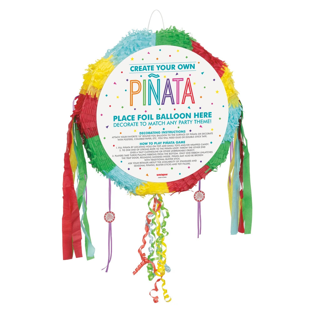 Create Your Own Drum Pull Pop-out Pinata