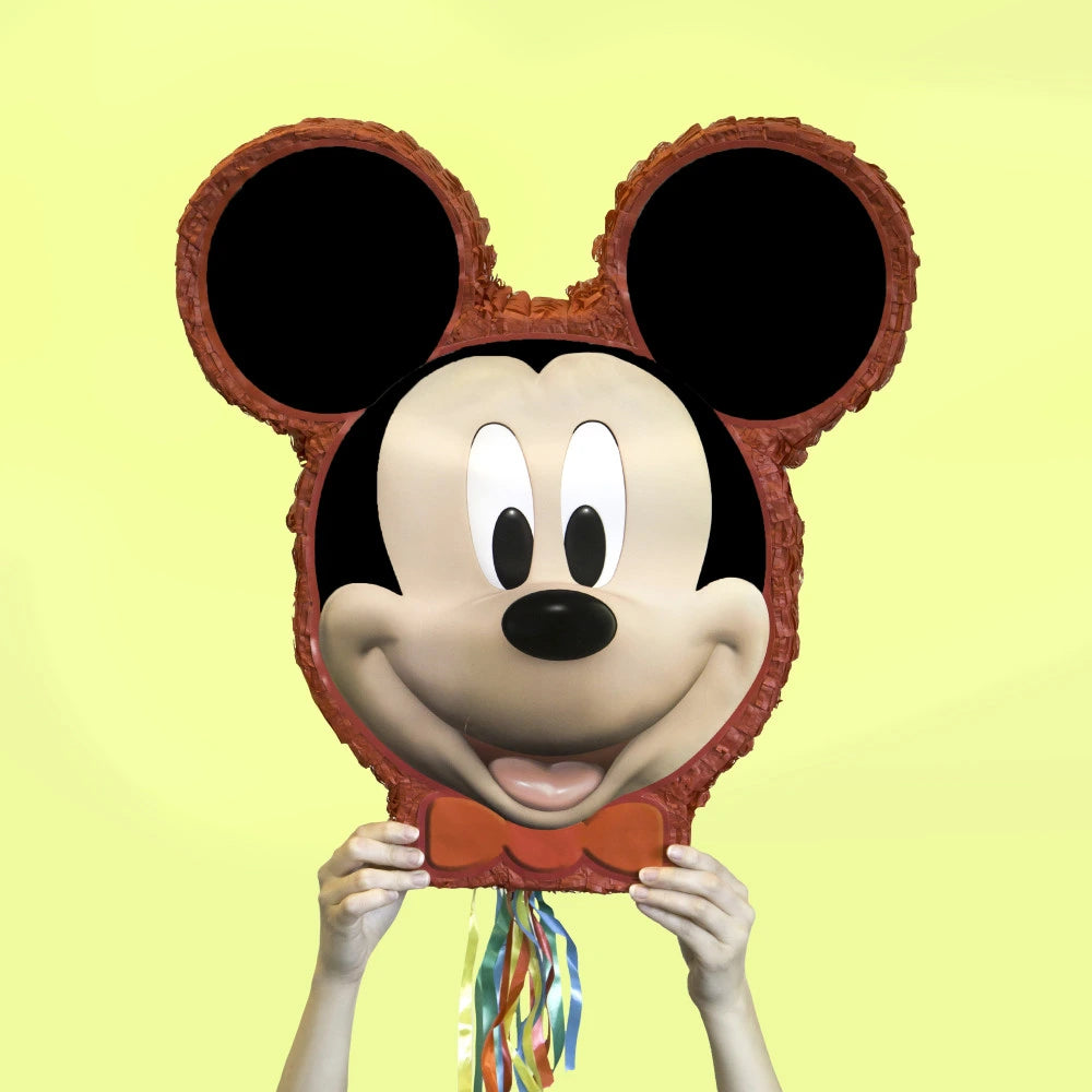 Disney Mickey Mouse Shaped Drum Pull Pinata