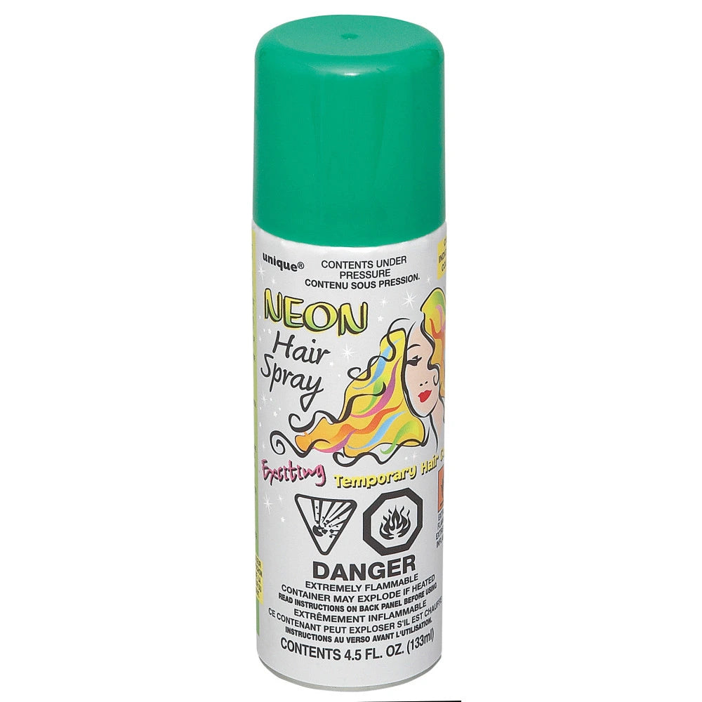 Green Neon Hair Spray, 4.5 fl oz