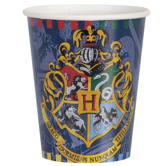 Harry Potter 9oz Paper Cups, 8 In A Pack