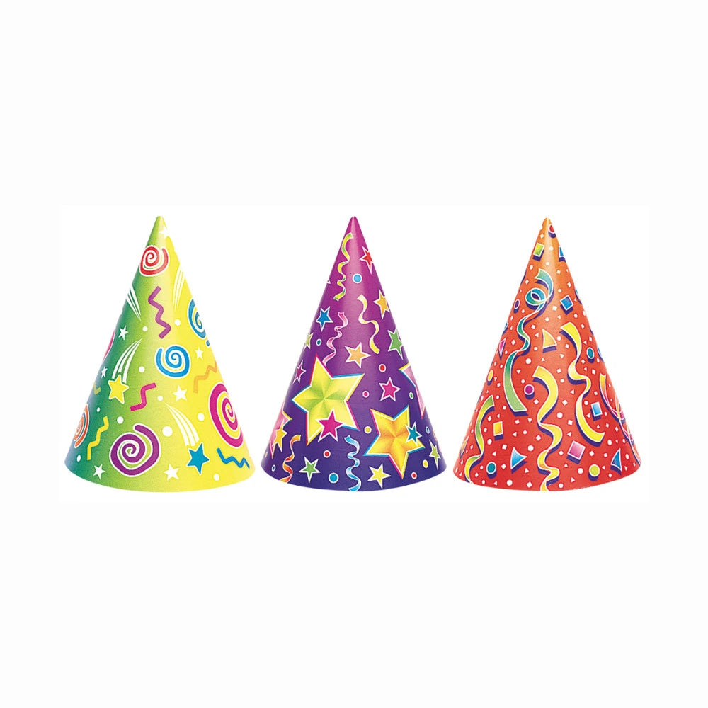 Kaleidoscope Hats- Assorted, 6 In A Pack