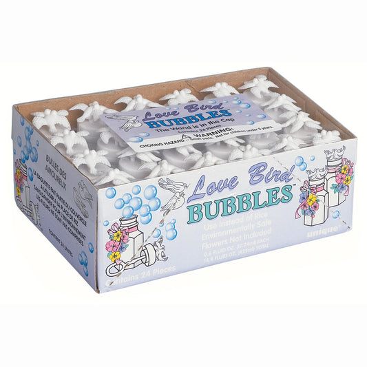 Love Bird Party Bubbles, 24 In A Pack
