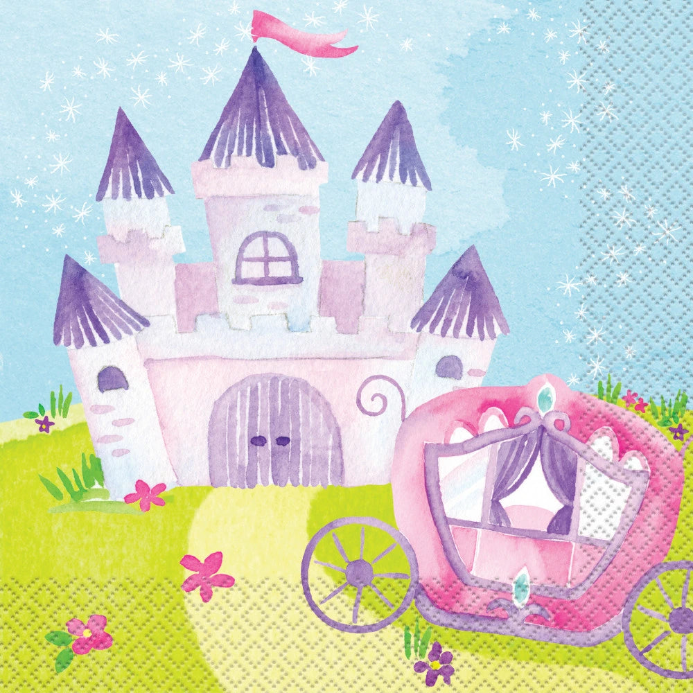 Magical Princess Luncheon Napkins, 16 In A Pack