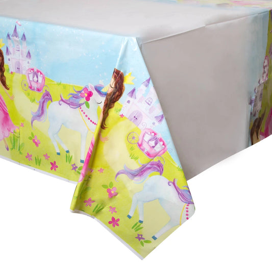Magical Princess Re In A Packangular Plastic Table Cover, 54"x84"