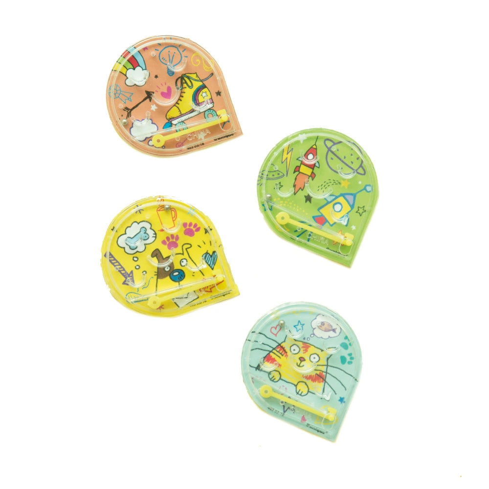 Mini Pinball Game Favors, 4 In A Pack