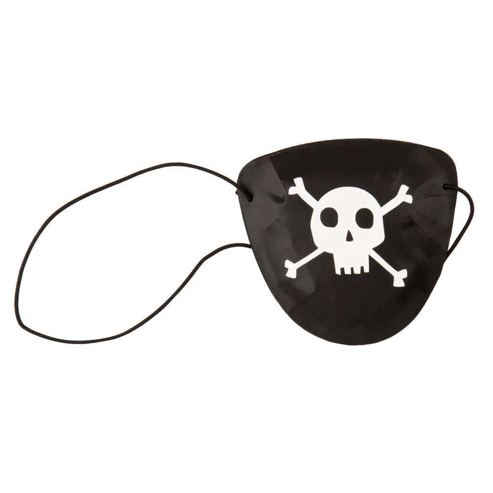 Plastic Pirate Eye Patch Favors, 8 In A Pack