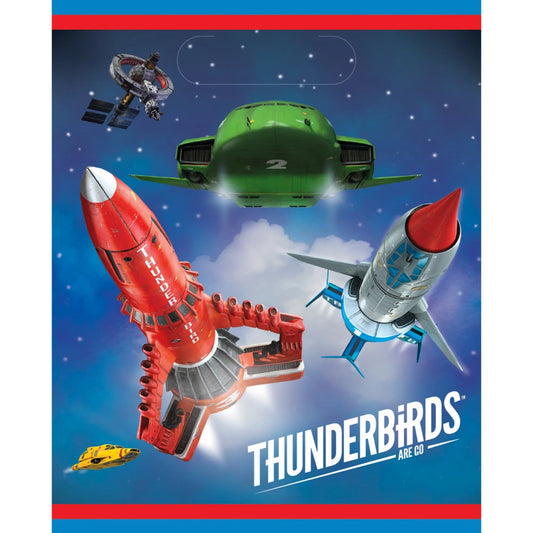 Thunderbirds Loot Bags, 8 In A Pack