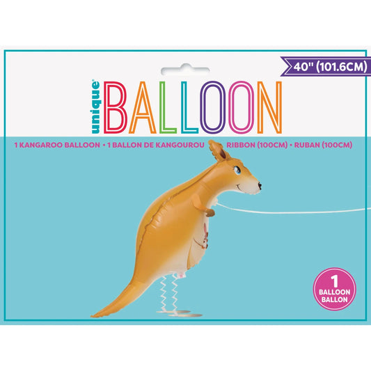 Walking Pet Kangaroo Foil Balloon