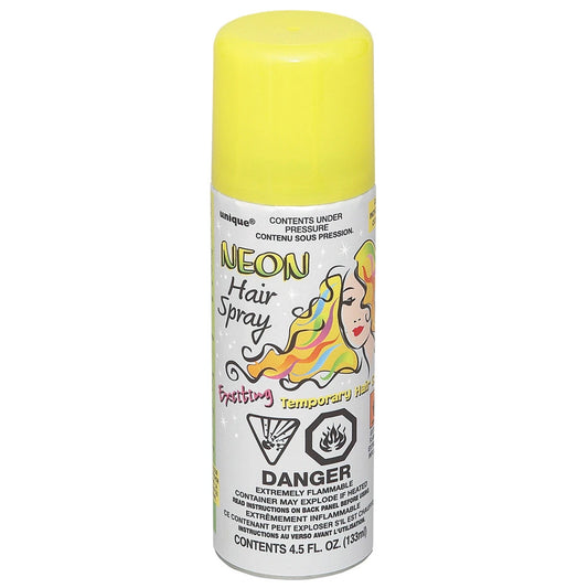 Yellow Neon Hair Spray, 4.5 fl oz