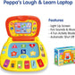 Peppa Pig PP02 Peppa's Laugh & Learn Toy Laptop for Kids, 3+ Years, Single, Multi